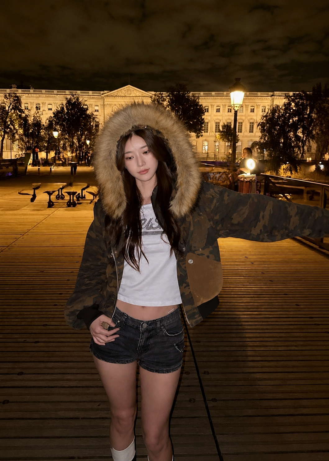 Frost Camo Fur Jacket