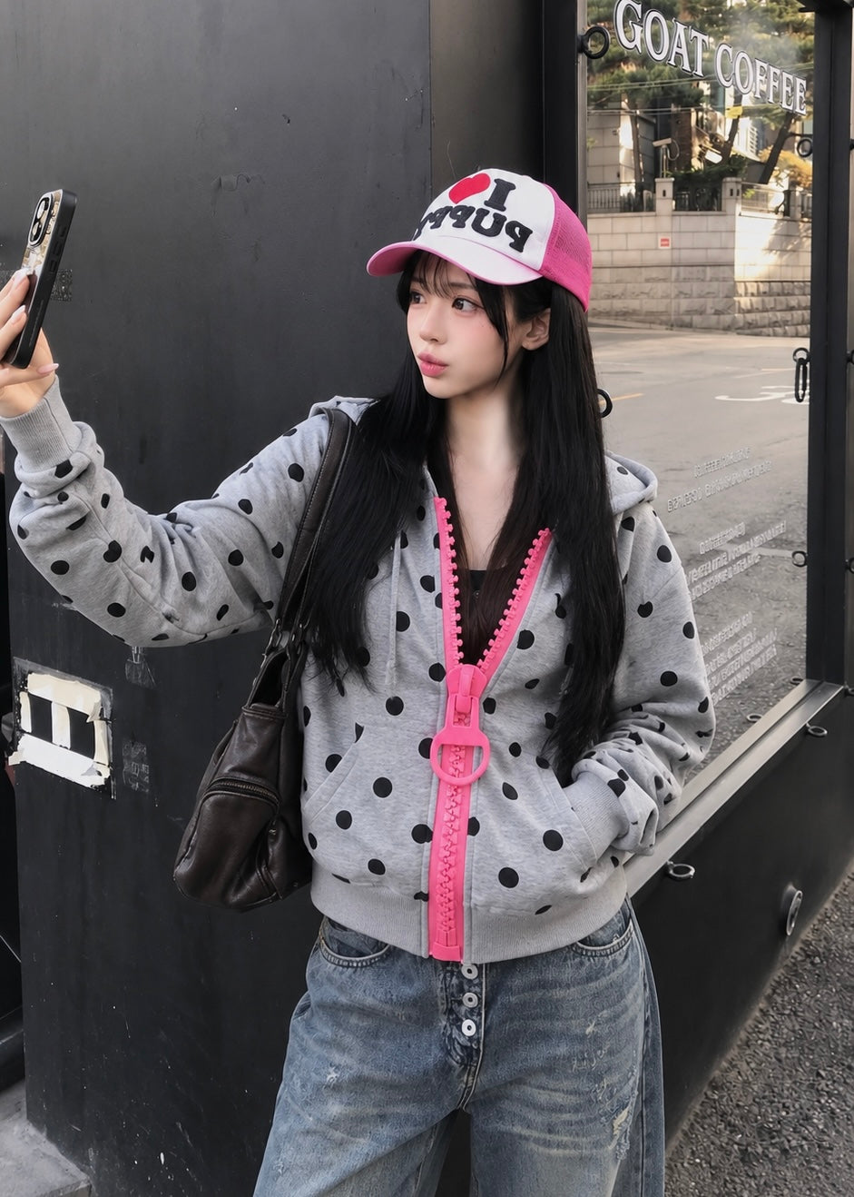 Dotty Mega Zip Hoodie