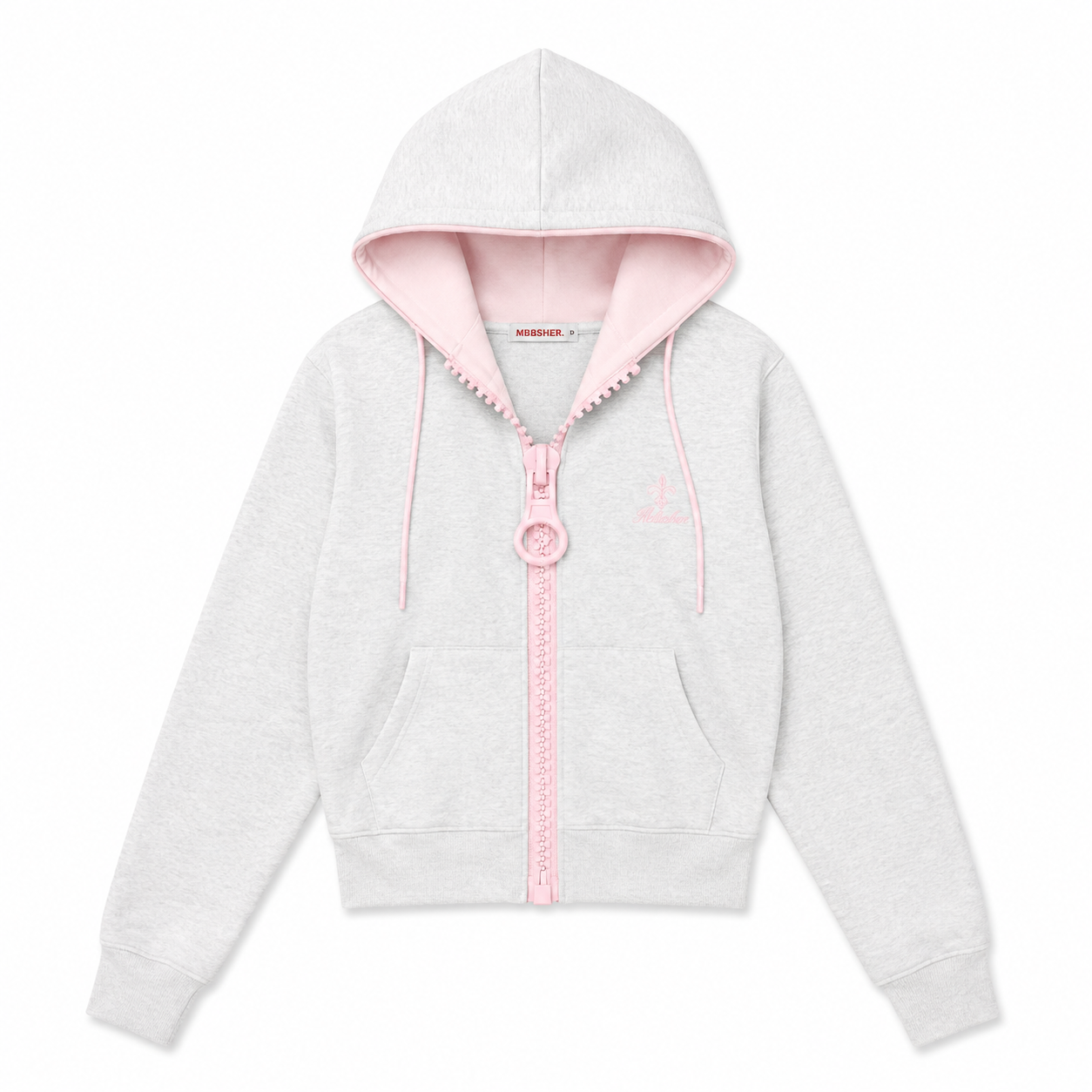 Aveline Contrast Zip Hoodie