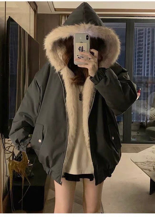 Mirelle Fur Hood Jacket