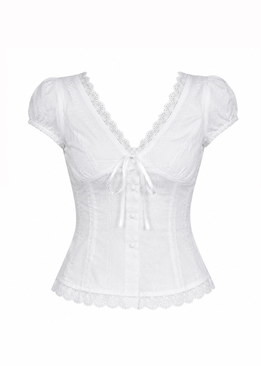 Lace Corset Blouse
