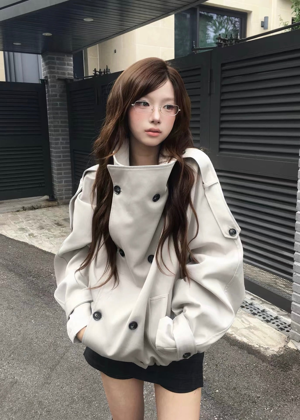 Veyla High Neck Blouson