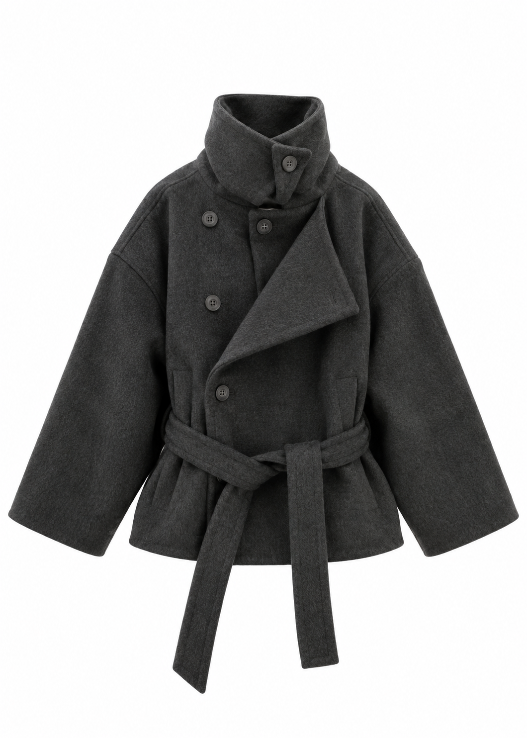 Noir Wrap Trench Coat – Noxvera