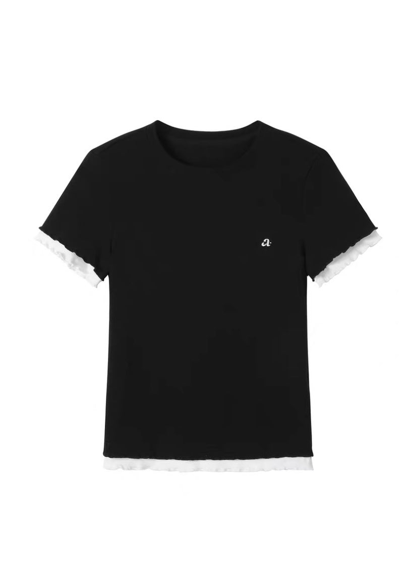 Étoile Sheer Trim T-シャツ