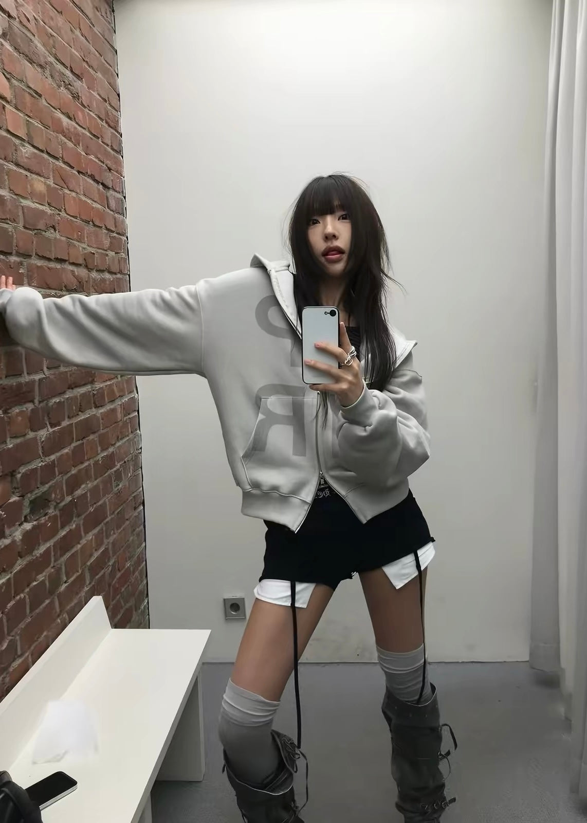 Veil Zip Hoodie