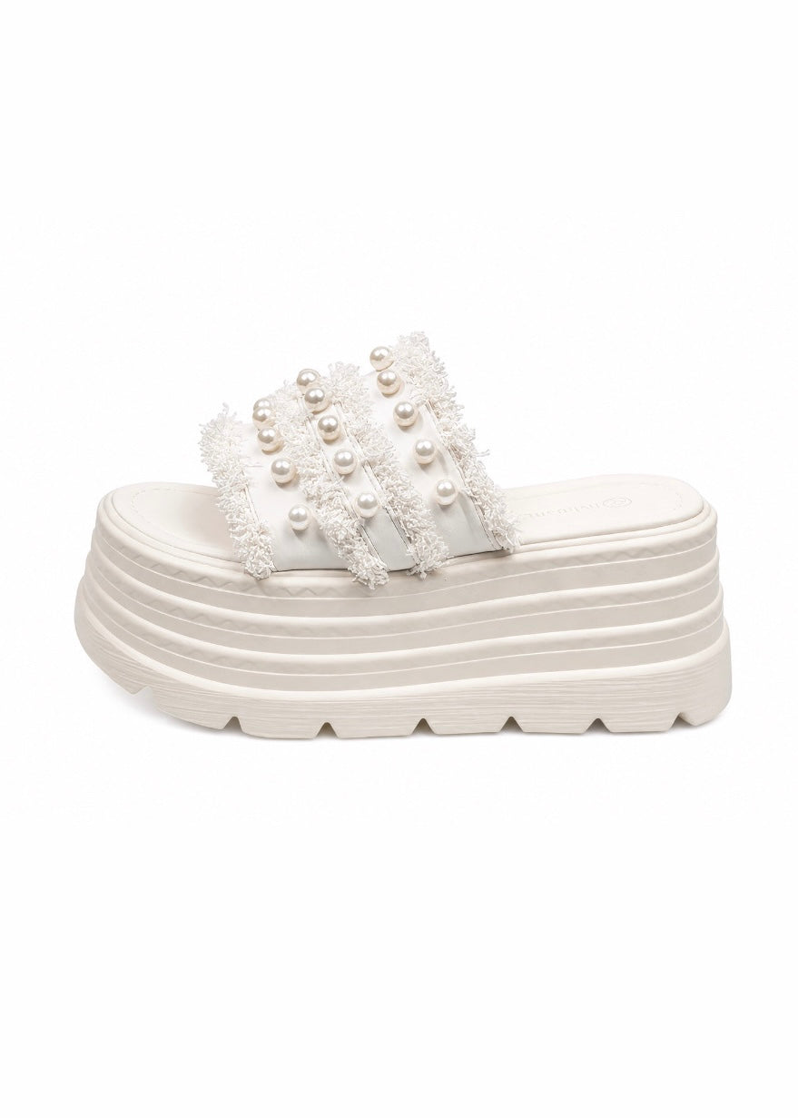 Pearl Glow Sandals +8cm