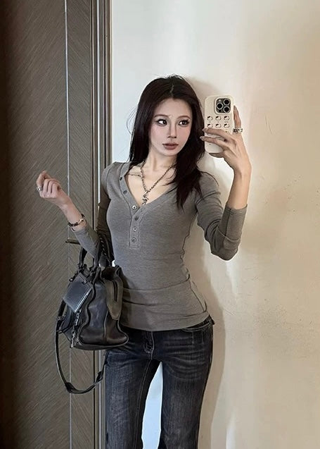Velmia Henley トップス