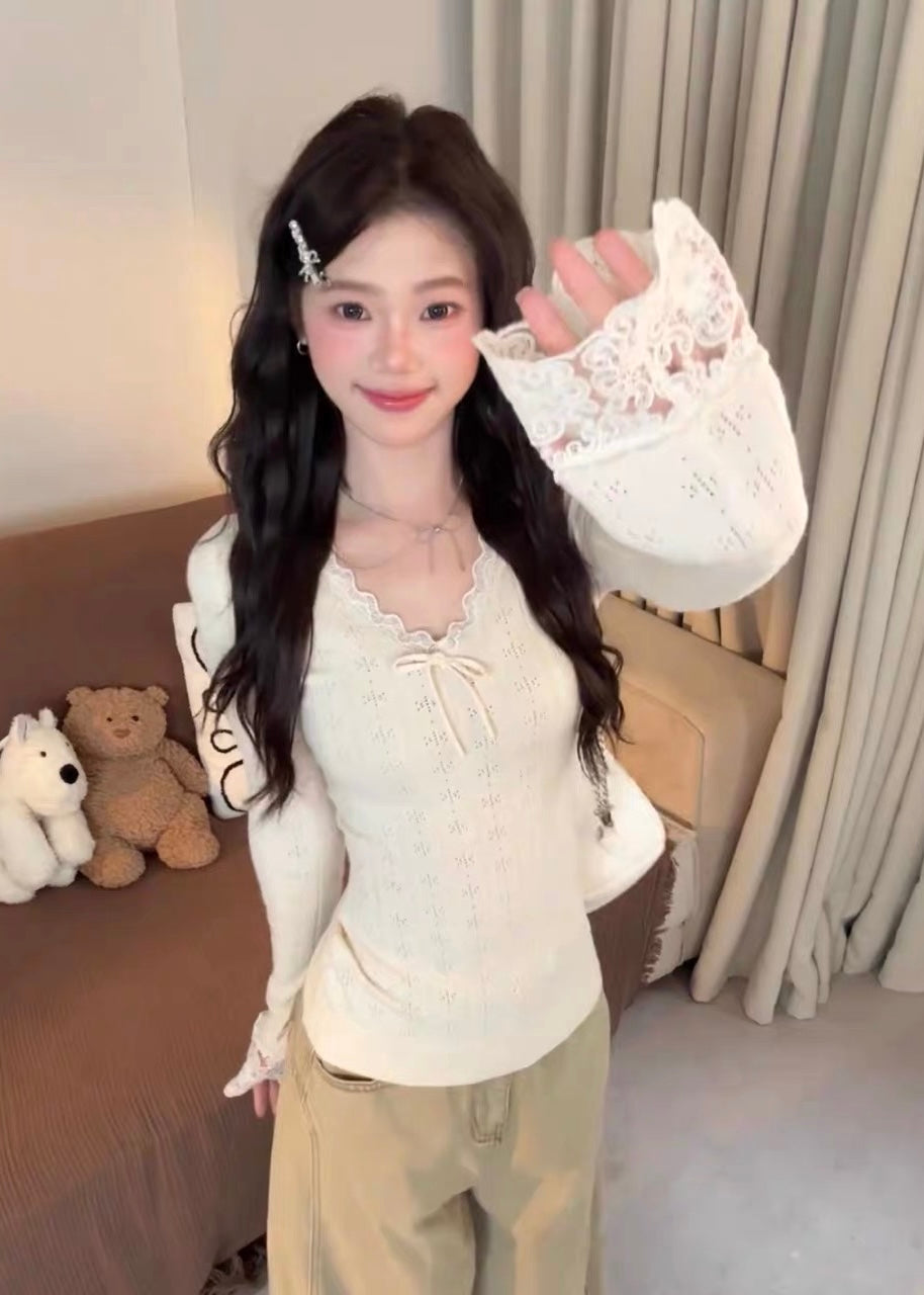 Elowen Lace Ribbon Knit
