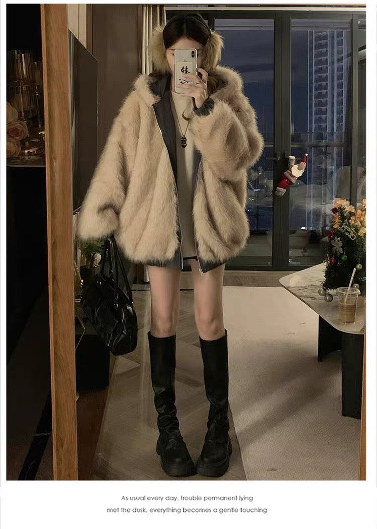Mirelle Fur Hood Jacket