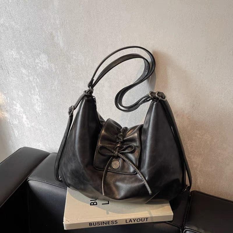 2-Wayリボンレザーバッグ