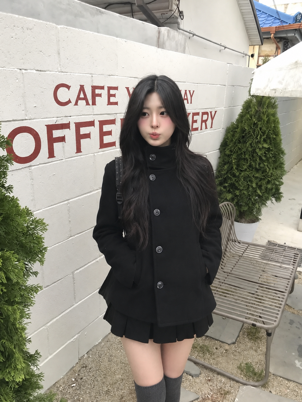 Veyne High Neck Coat