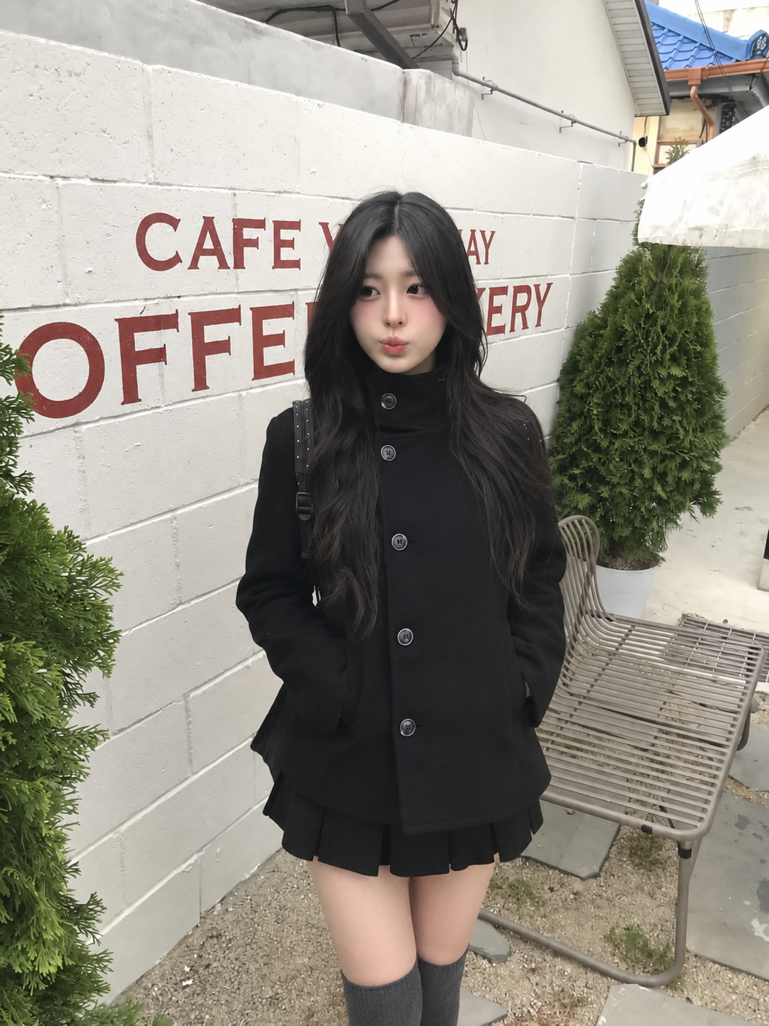 Veyne High Neck Coat