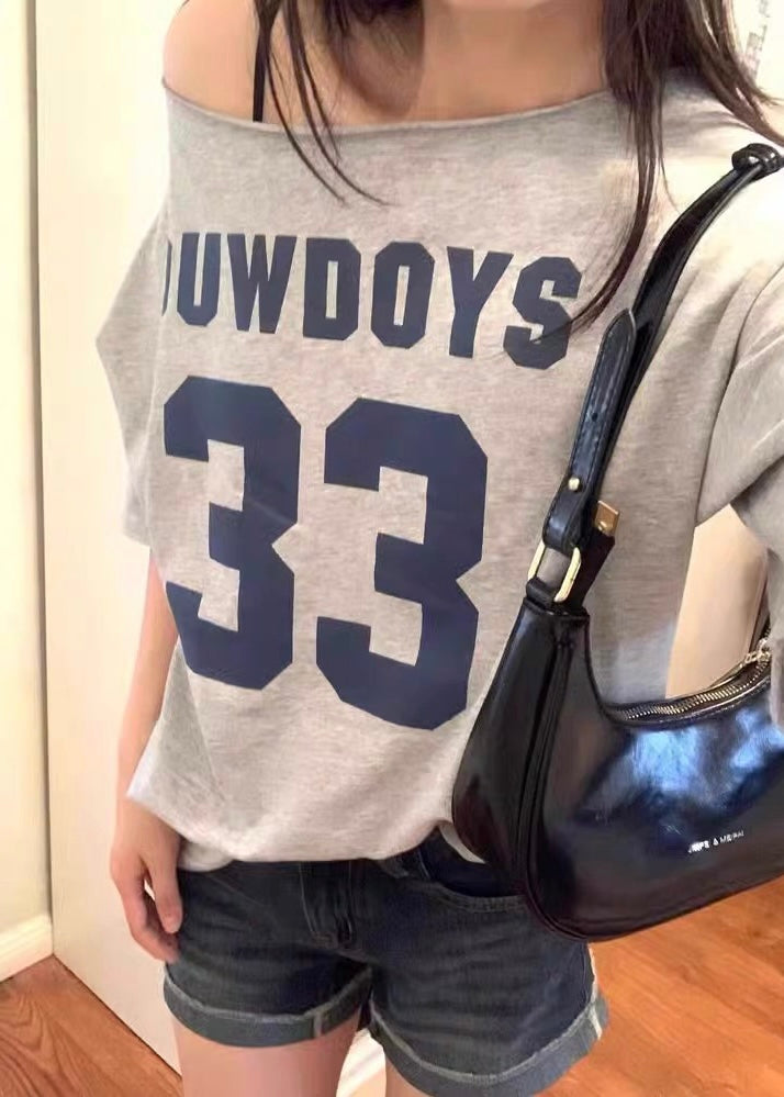 The Slouchy 33 Off-Shoulder T-Shirt