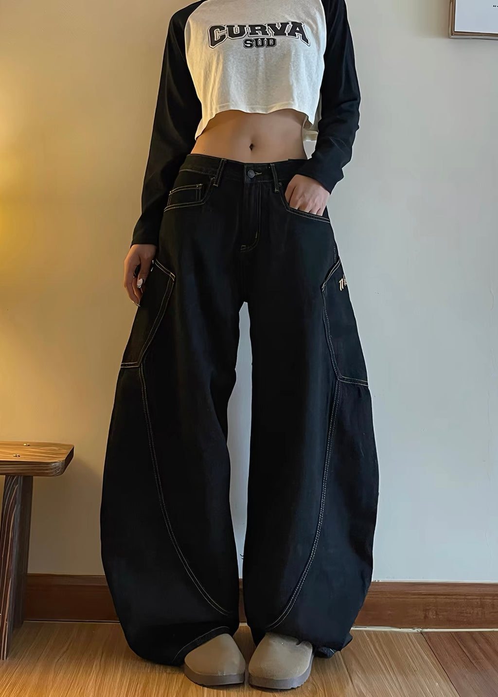 Cloud Curve Balloon Jeans