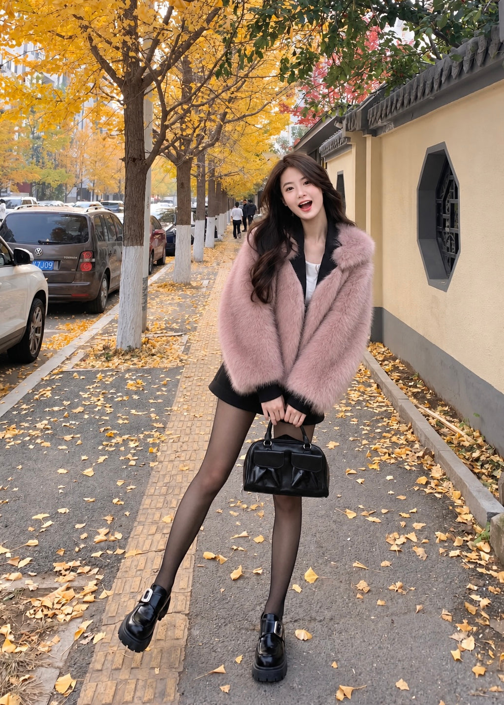 Mirelle Fur Hood Jacket