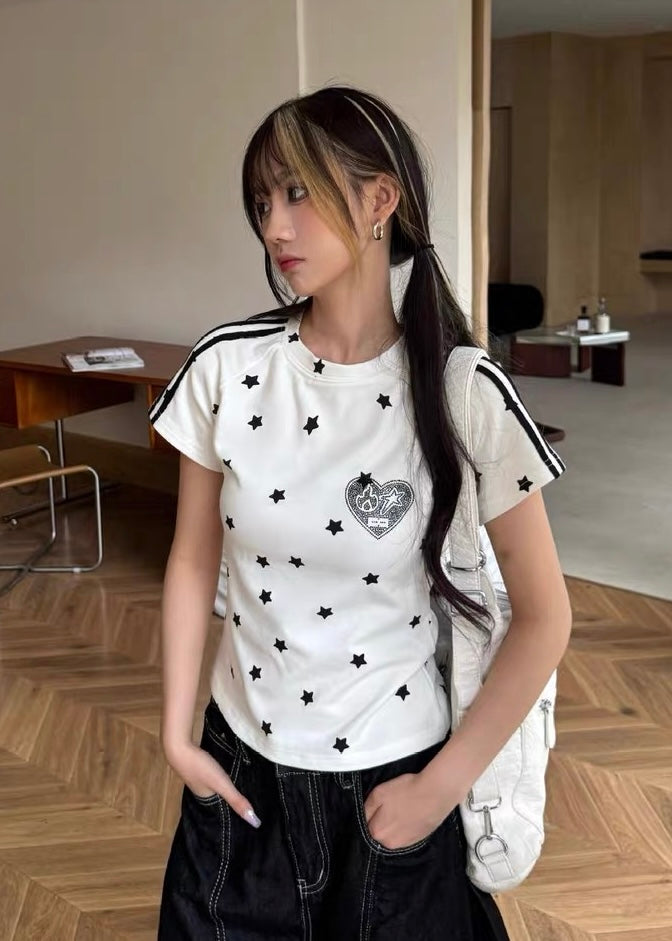 Cherry Crush Star T-シャツ