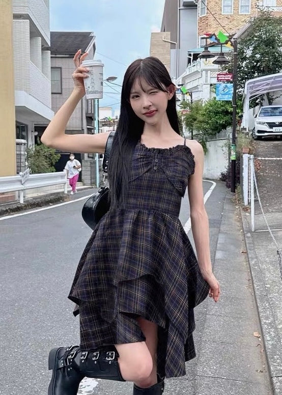 Dark Doll チェックワンピース