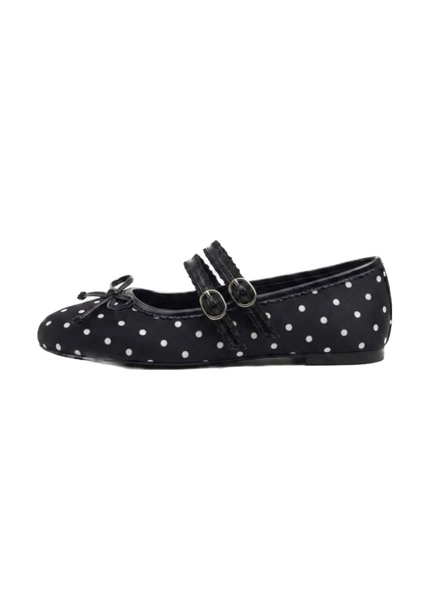 Double Strap Polka Shoes