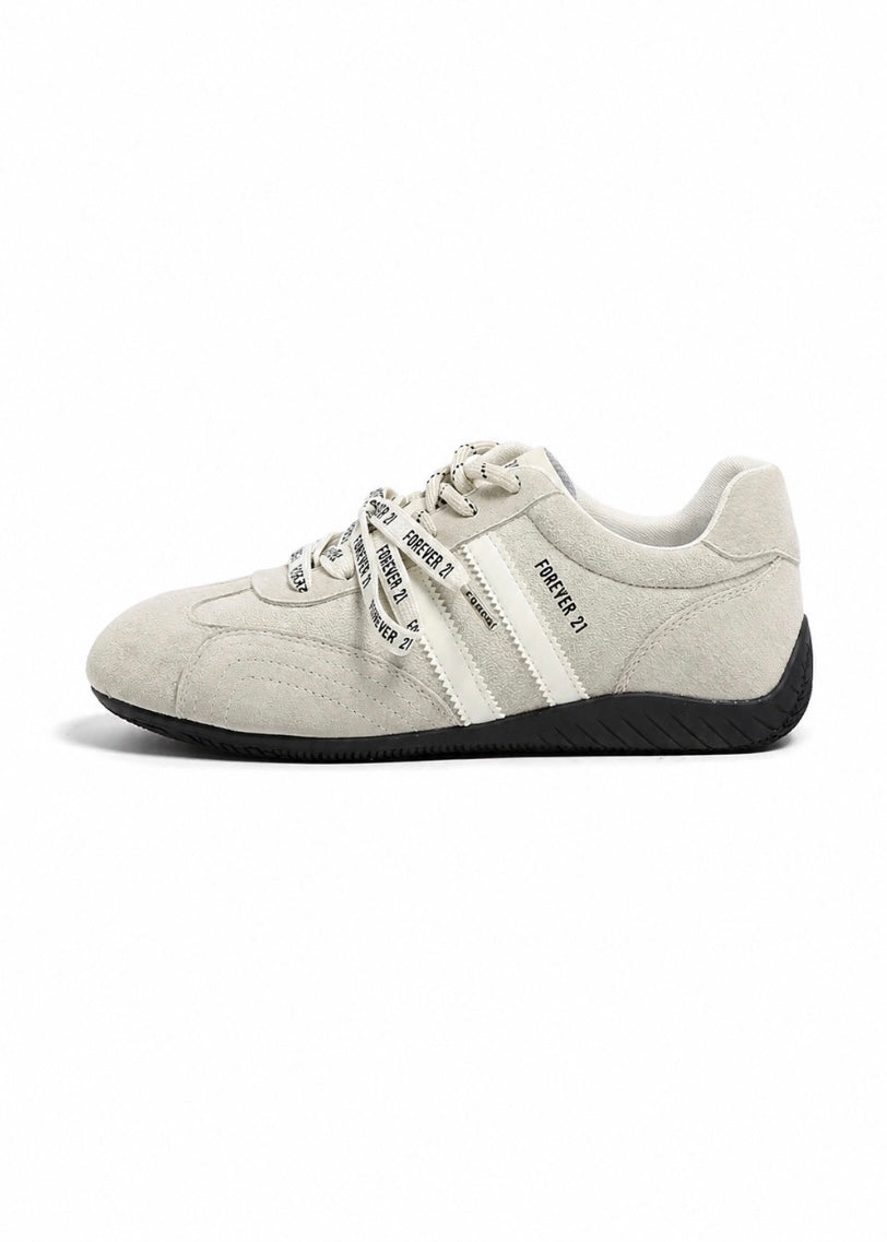 Faux Suede Low-Top Sneakers