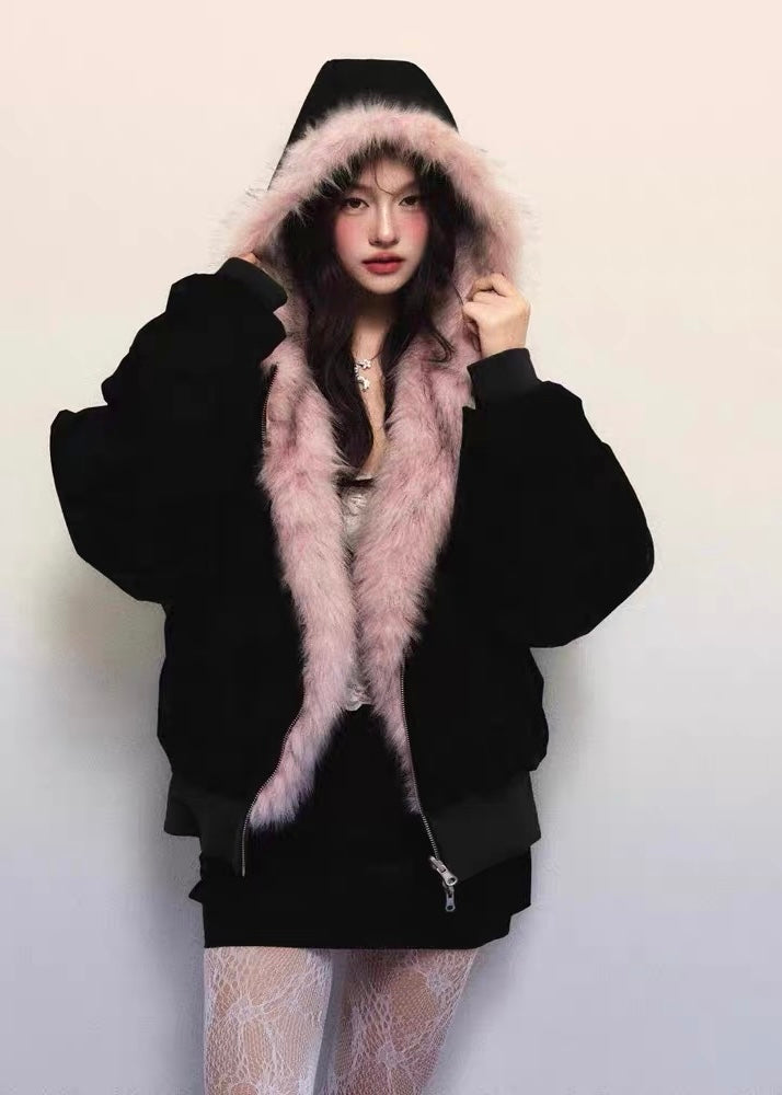 Mirelle Fur Hood Jacket