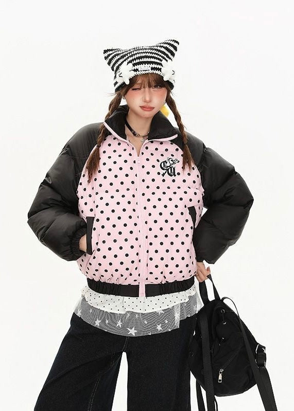 Black Cherry Dot Jacket