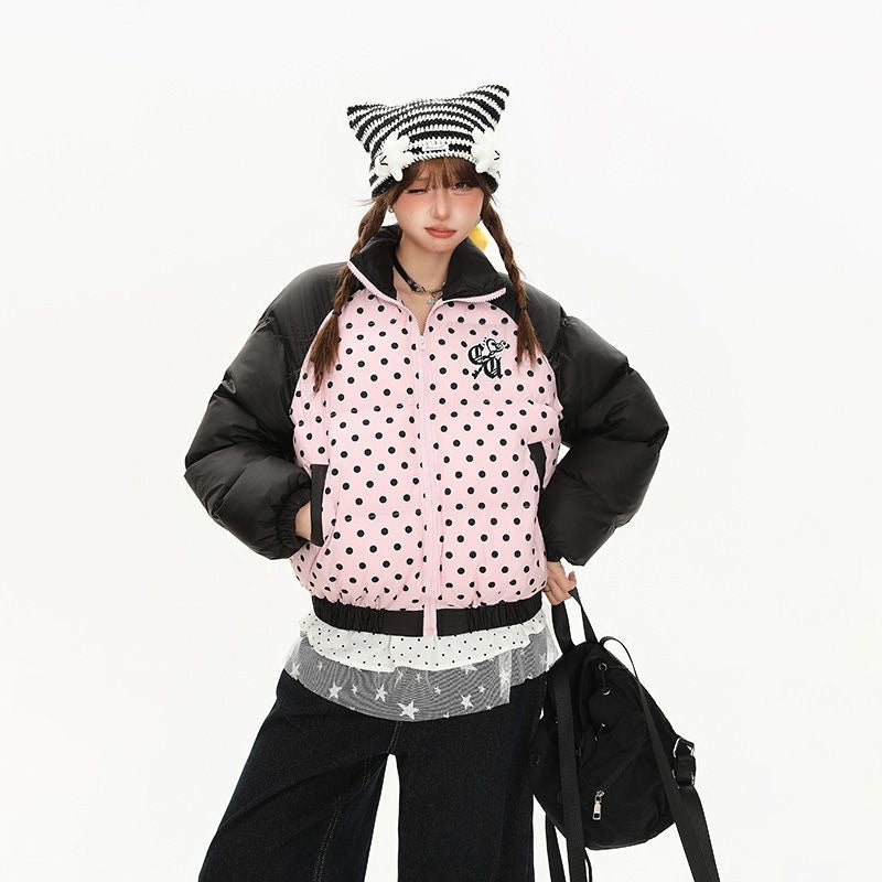 Black Cherry Dot Jacket