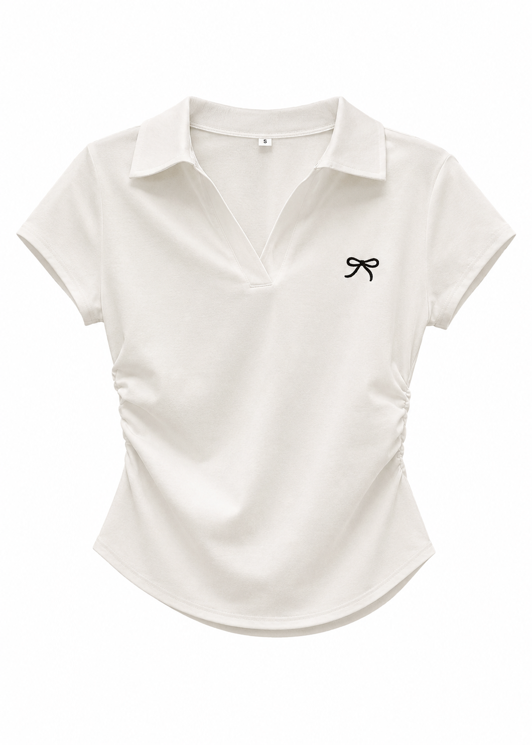 Ribbon Polo トップス