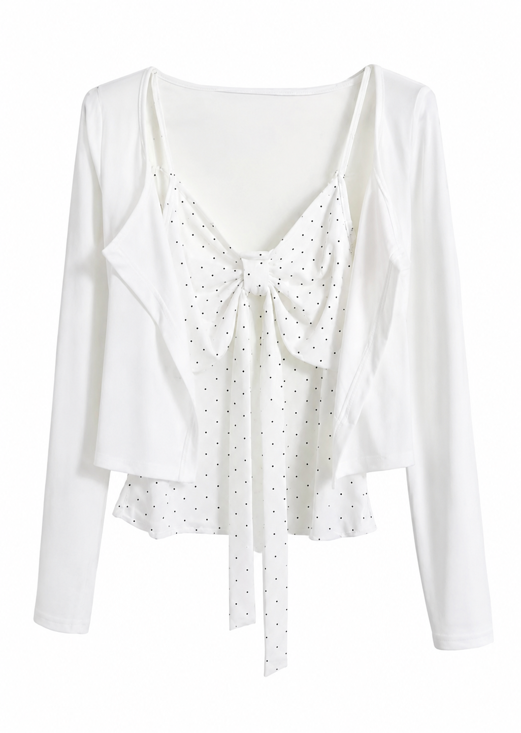 Coquette Polka Dot Top