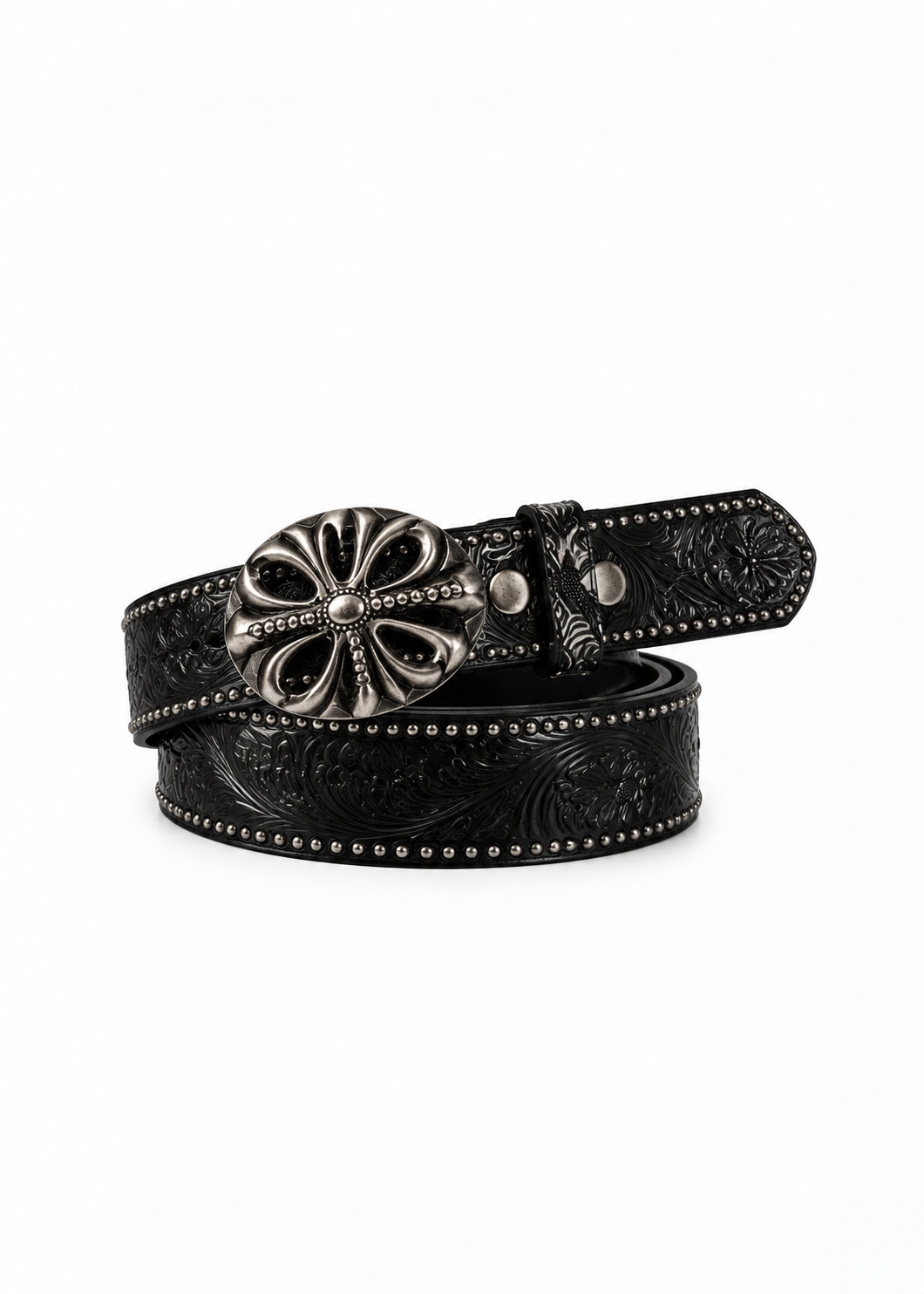 Vintage Dark Rivet Belt