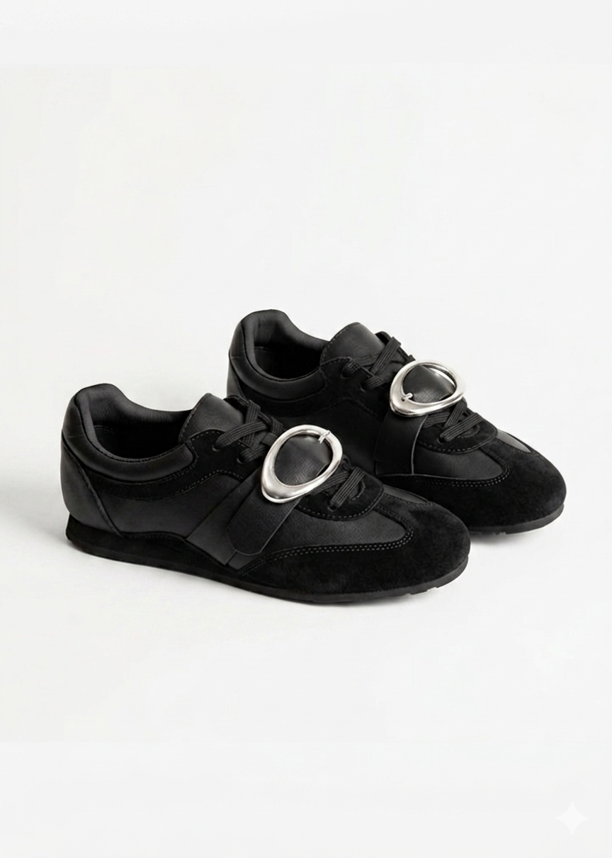 Midnight Starburst Glitter Sneakers