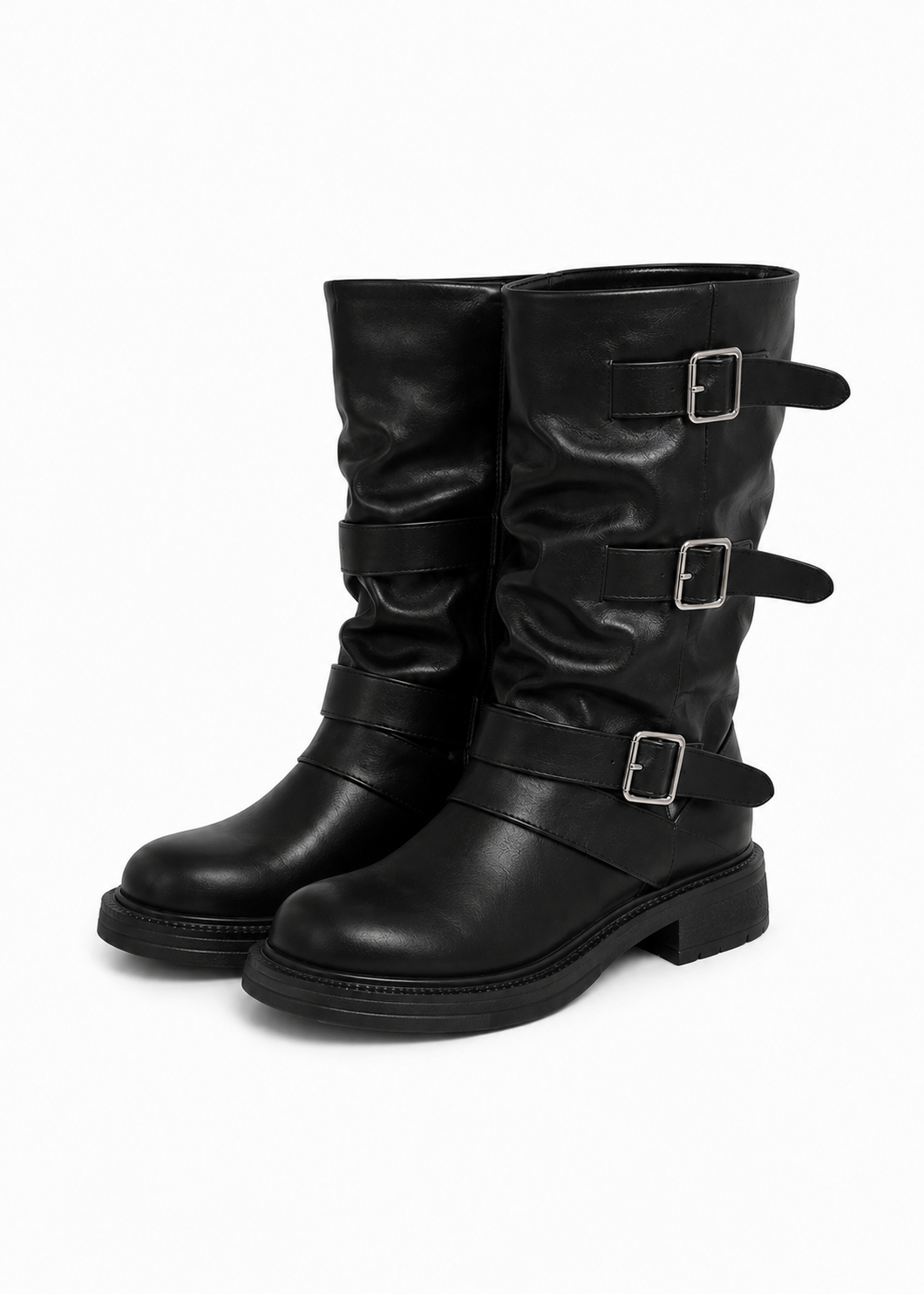 Triple Belt Rider Boots