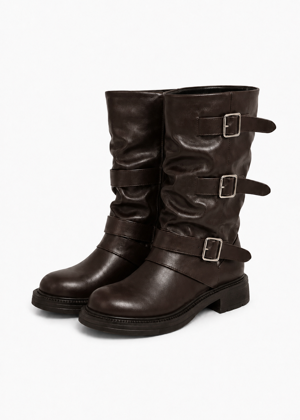 Triple Belt Rider Boots