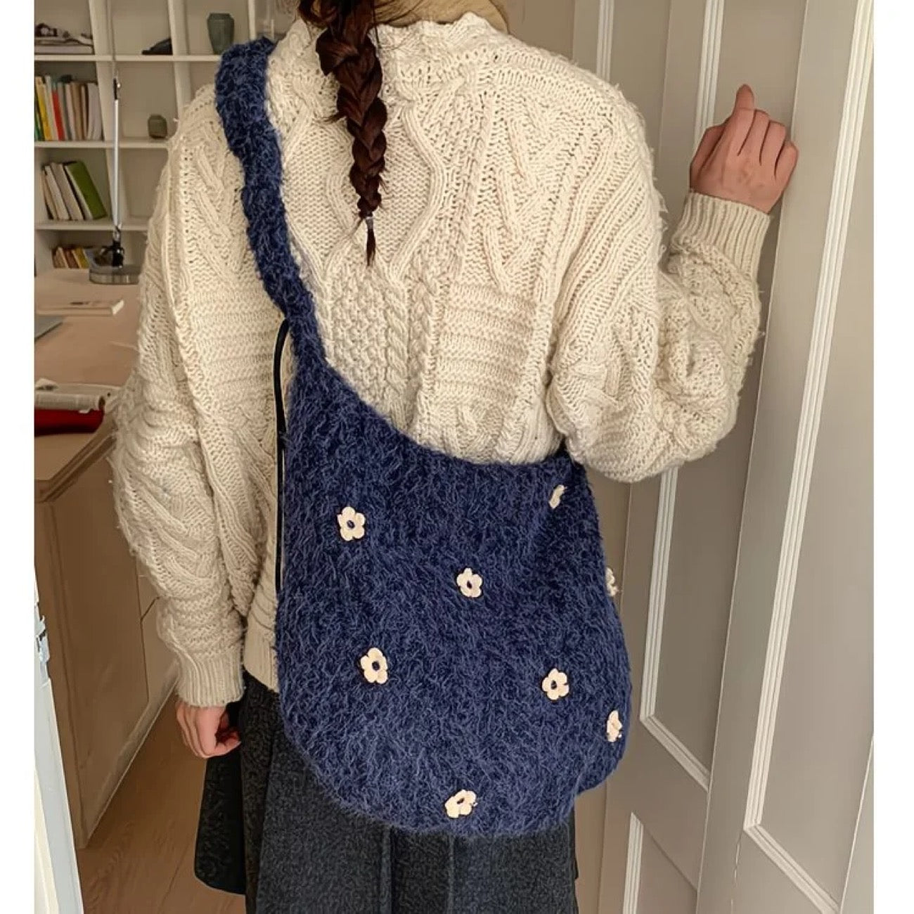 Fluffy Blossom トートバッグ