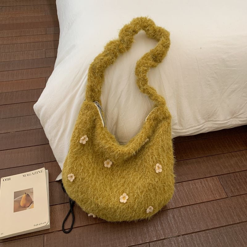 Fluffy Blossom トートバッグ