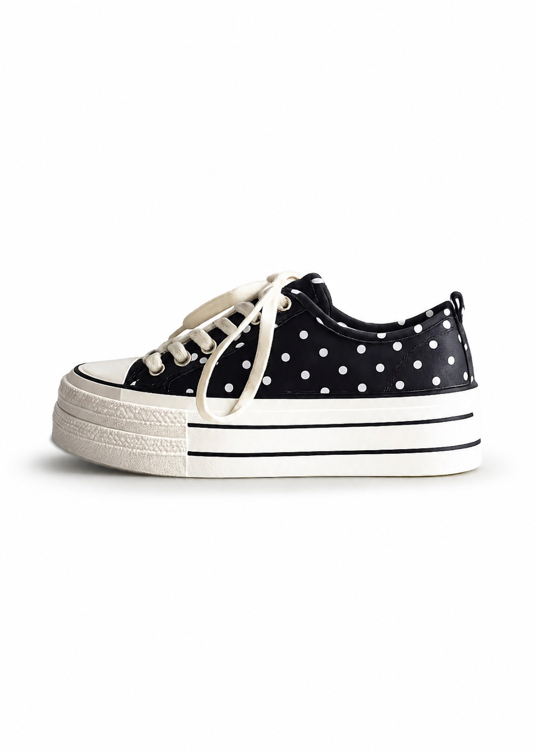 Midnight Polka Platform Sneaker