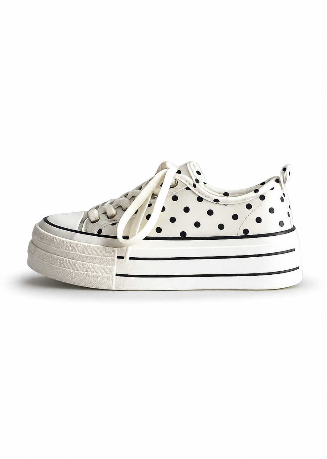 Midnight Polka Platform Sneaker