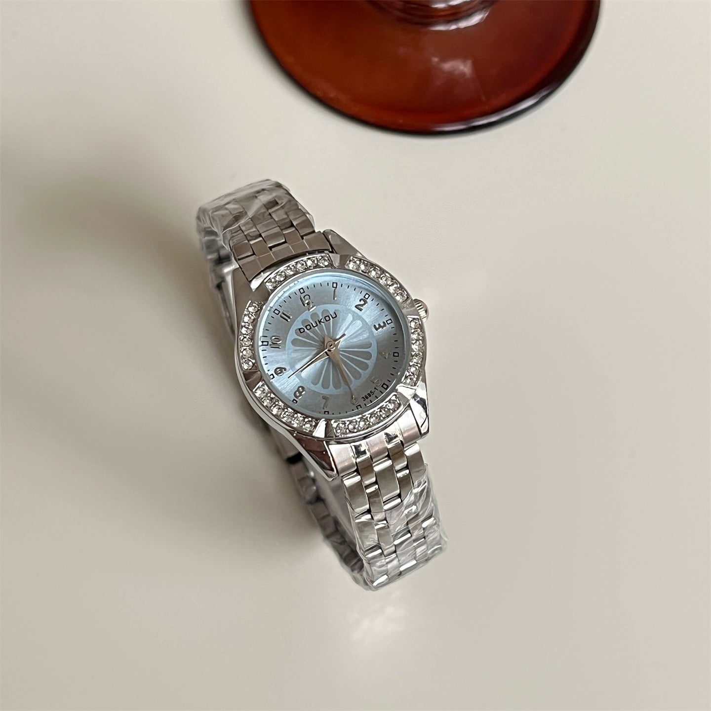 Glacier Blue Daisy Watch