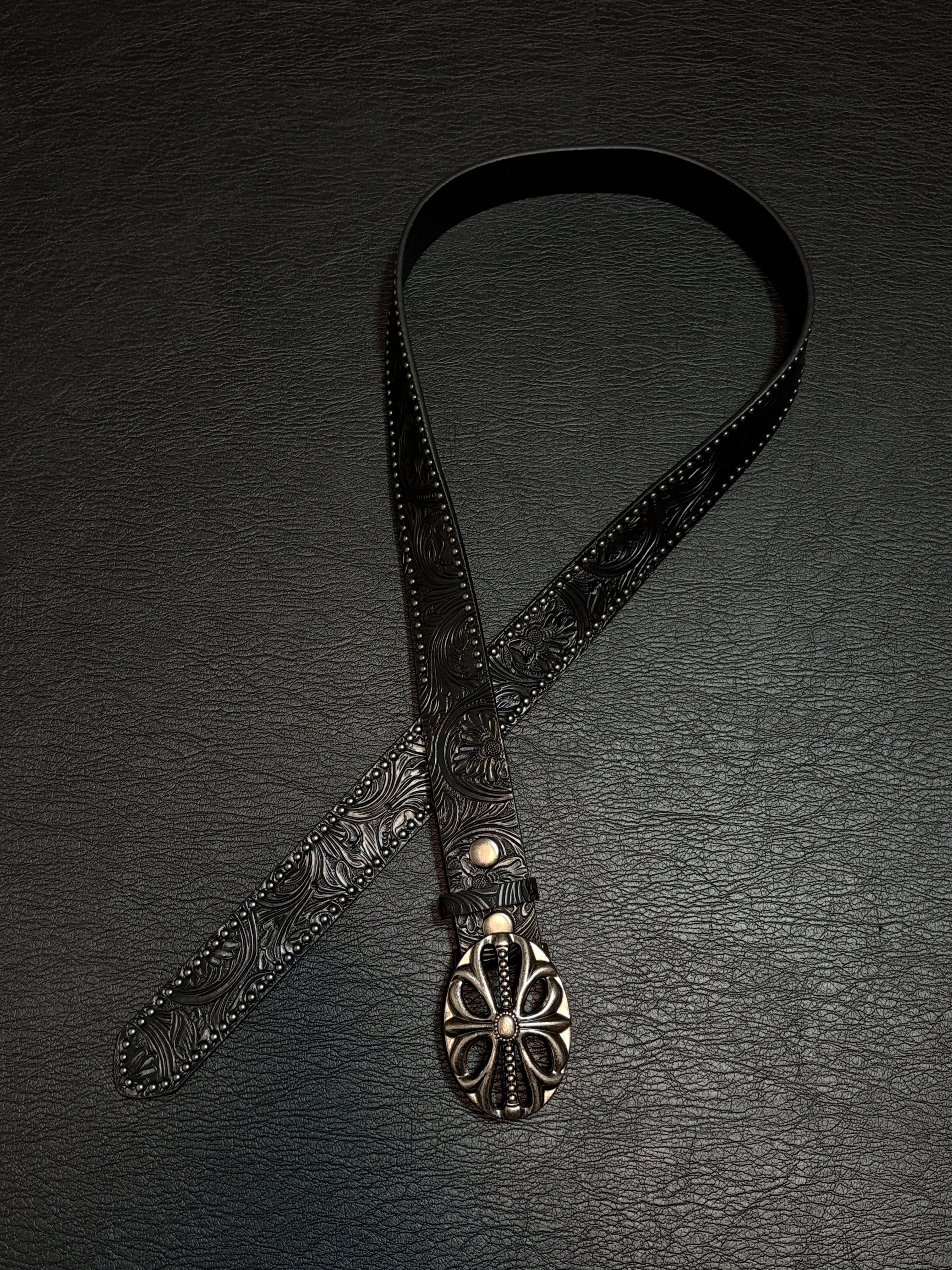 Vintage Dark Rivet Belt