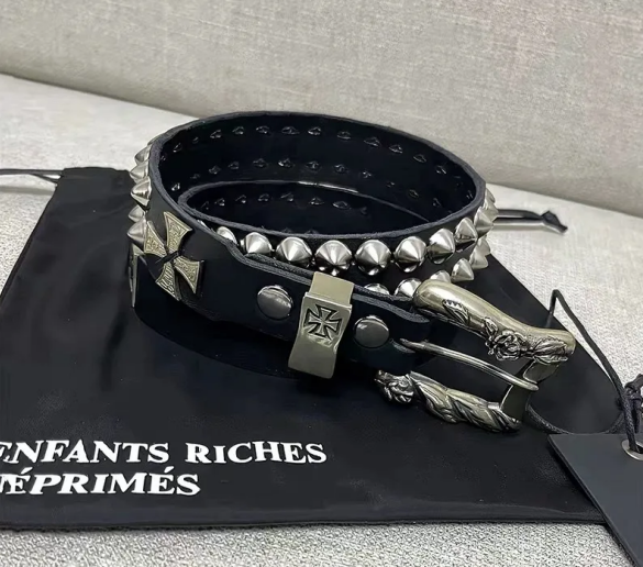 Cross Star Punk Belt