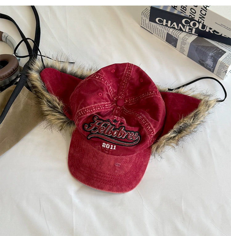 Retro Furry Earflap Hat