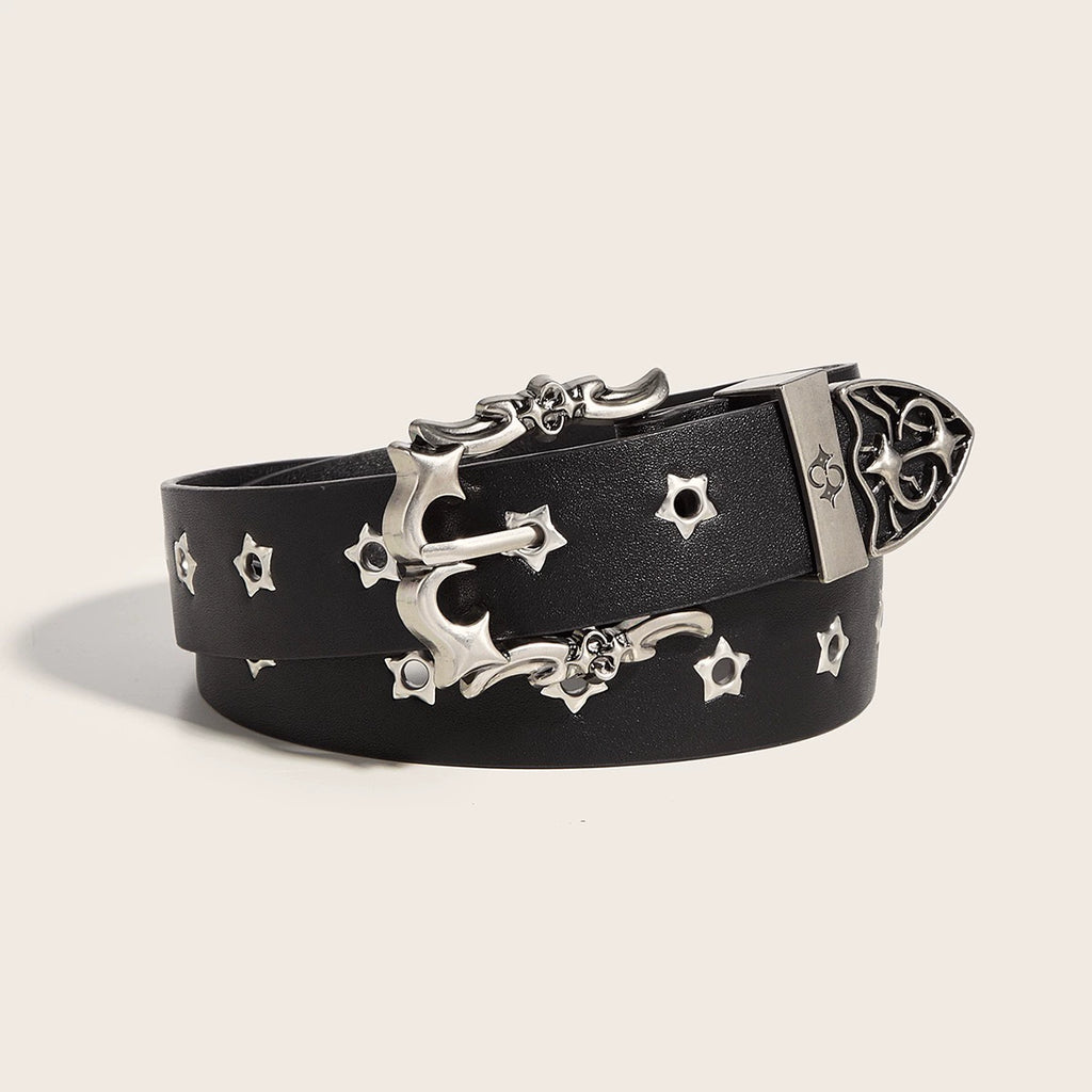 Dark Punk Star Belt