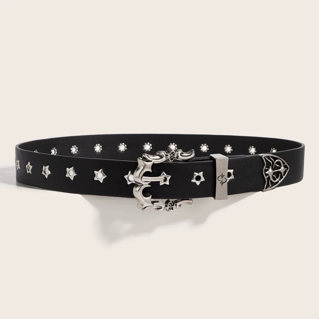 Dark Punk Star Belt