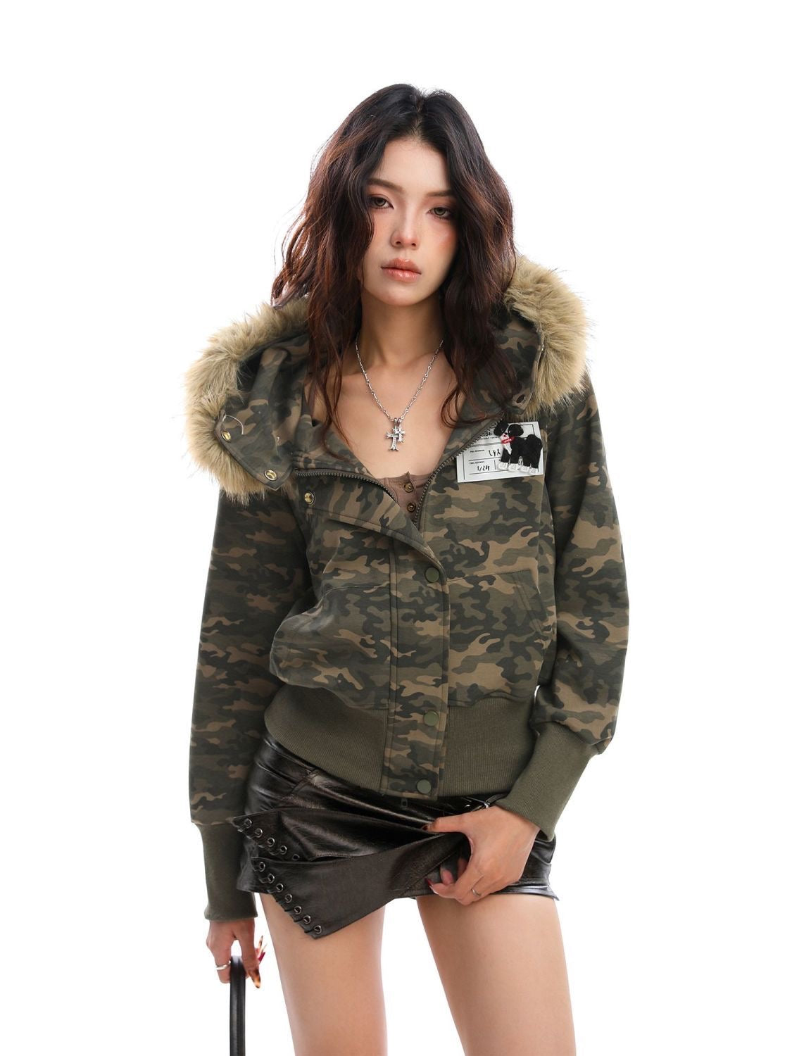 Wildcard Camo Zip-Up