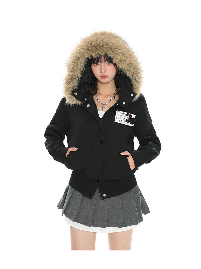 Poodle Punk Fur Hoodie