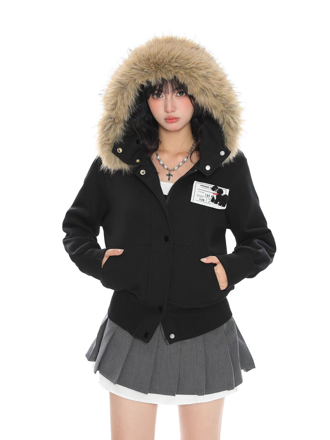 Poodle Punk Fur Hoodie