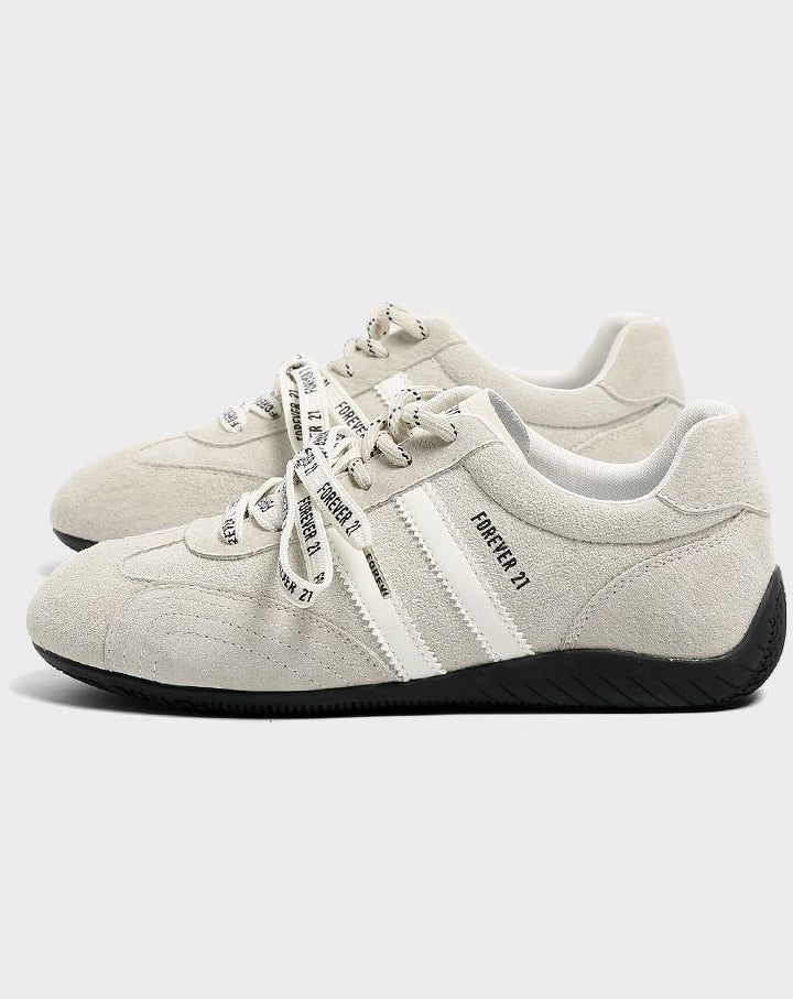 Faux Suede Low-Top Sneakers