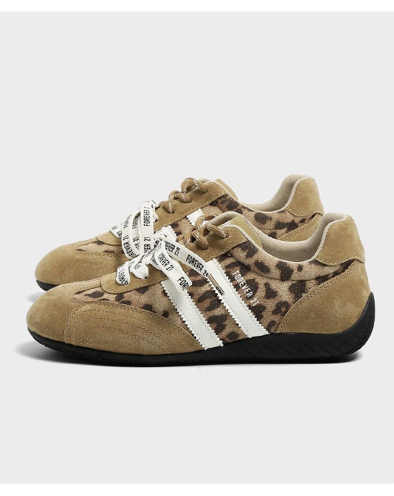 Faux Suede Low-Top Sneakers