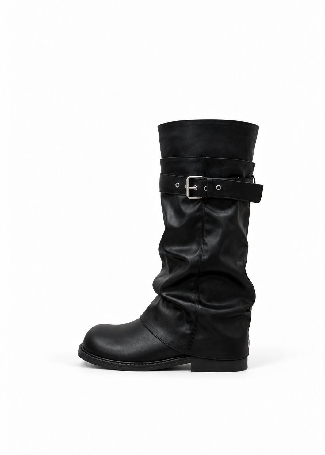 Velsia buckle slouch boots