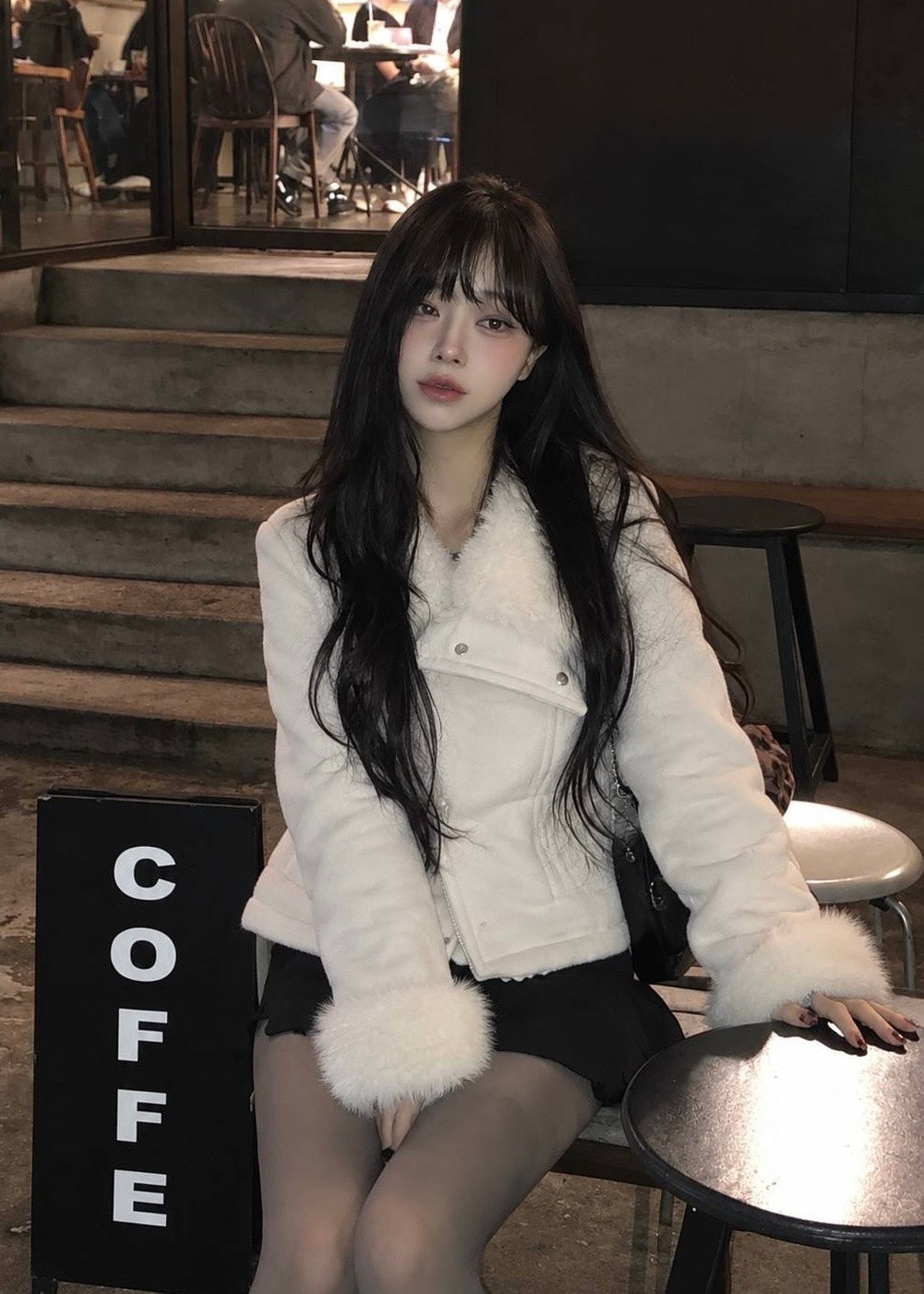 Miel Fur Collar Jacket