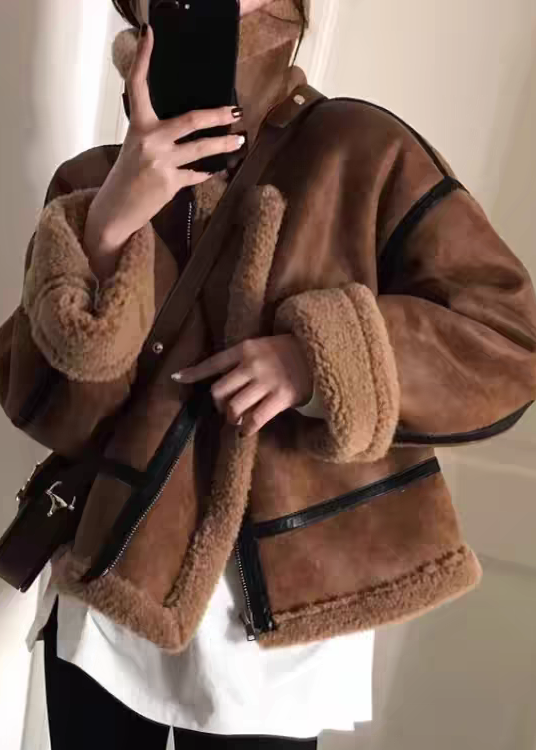 Velmora Boa Trim Jacket